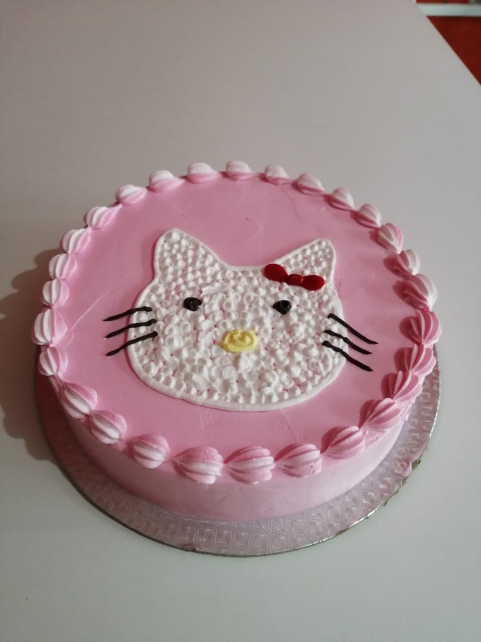 Hello Kitty Birthday Sheet Cake - Mueller's Bakery | Birthday sheet cakes, Cupcake  birthday cake, Fondant cupcakes